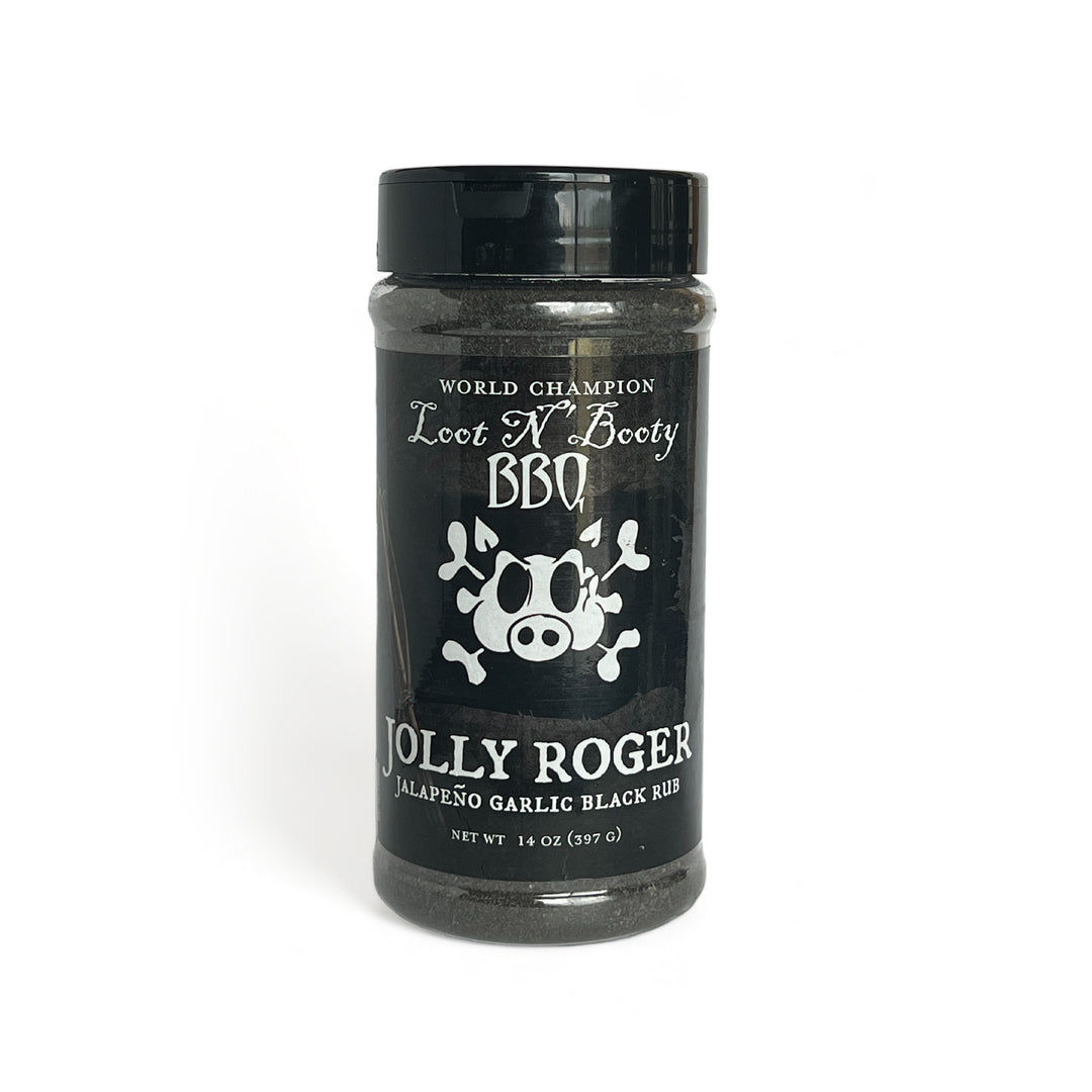 Loot N' Booty BBQ - Jolly Roger Jalapeno Garlic Black Rub