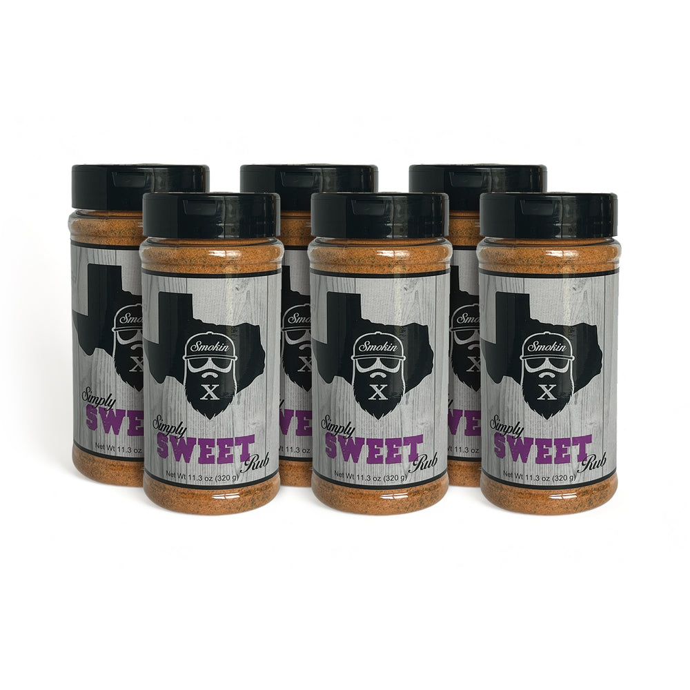 Smokin X - Simply Sweet Rub - Case Pack